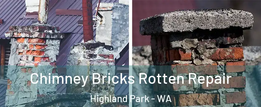 Chimney Bricks Rotten Repair Highland Park - WA