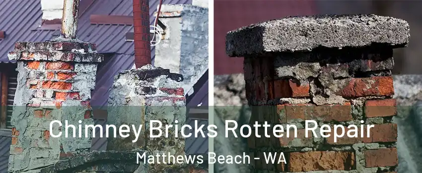 Chimney Bricks Rotten Repair Matthews Beach - WA