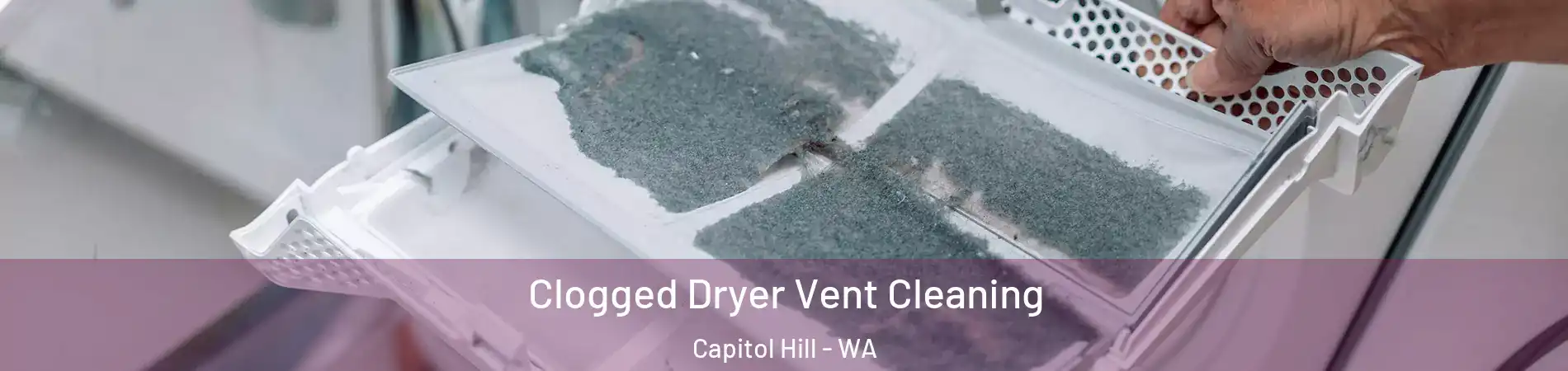 Clogged Dryer Vent Cleaning Capitol Hill - WA