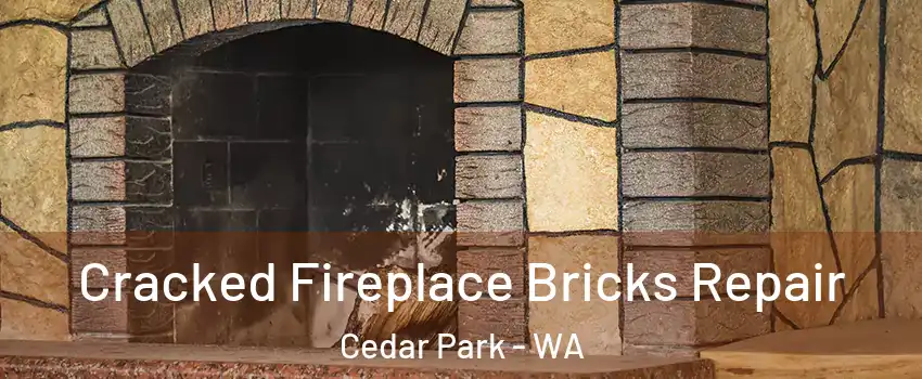 Cracked Fireplace Bricks Repair Cedar Park - WA