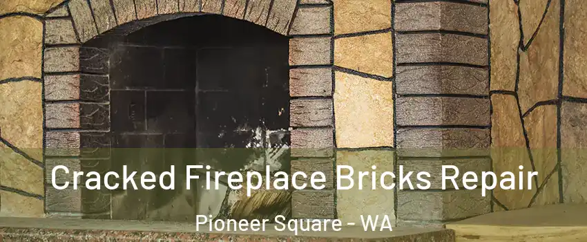 Cracked Fireplace Bricks Repair Pioneer Square - WA