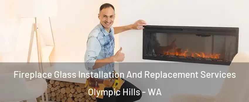 Fireplace Glass Installation And Replacement Services Olympic Hills - WA