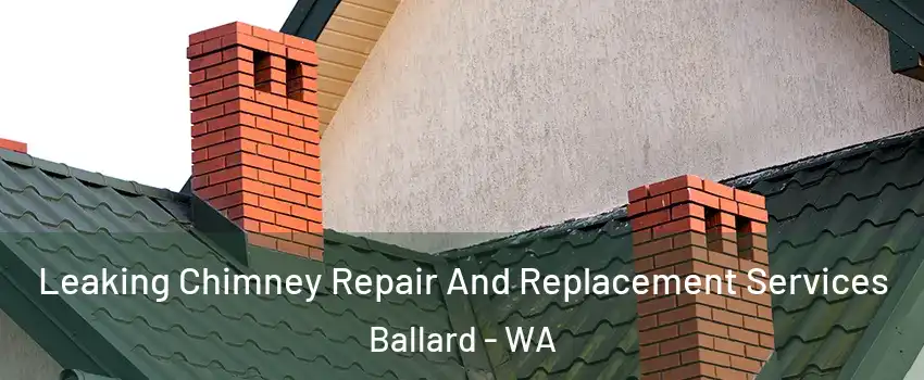 Leaking Chimney Repair And Replacement Services Ballard - WA