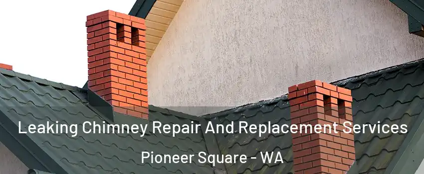 Leaking Chimney Repair And Replacement Services Pioneer Square - WA