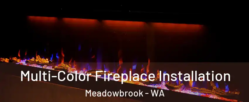 Multi-Color Fireplace Installation Meadowbrook - WA