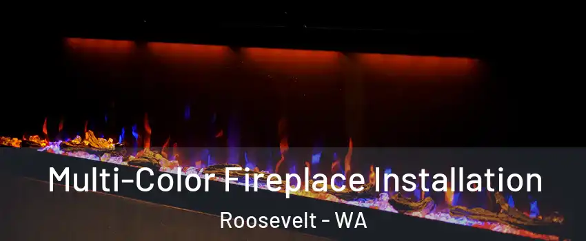 Multi-Color Fireplace Installation Roosevelt - WA