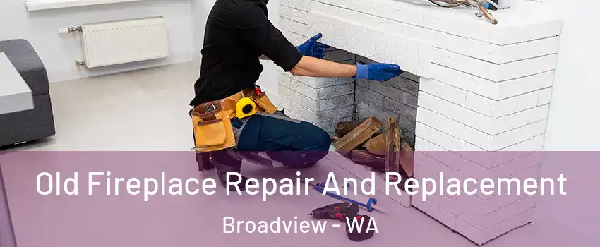 Old Fireplace Repair And Replacement Broadview - WA