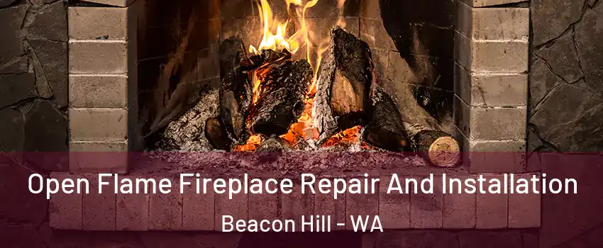 Open Flame Fireplace Repair And Installation Beacon Hill - WA