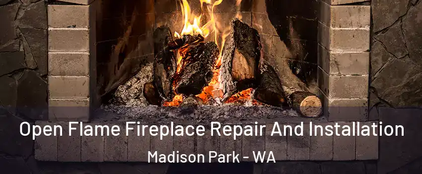 Open Flame Fireplace Repair And Installation Madison Park - WA