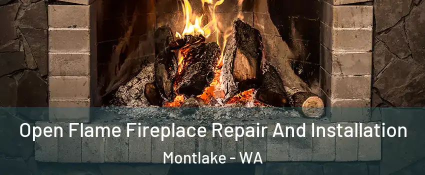 Open Flame Fireplace Repair And Installation Montlake - WA