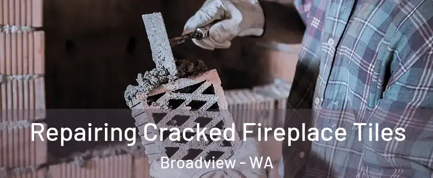 Repairing Cracked Fireplace Tiles Broadview - WA